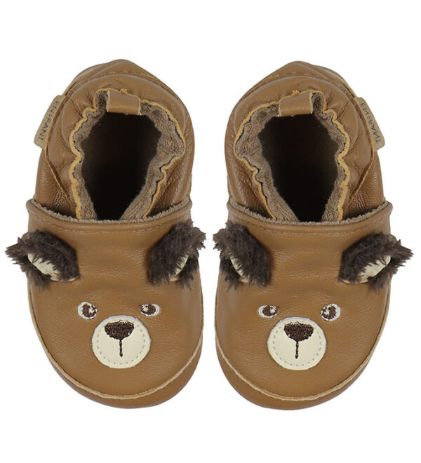 En Fant Skindfutter - Applique - Toasted Coconut m. Bjørn