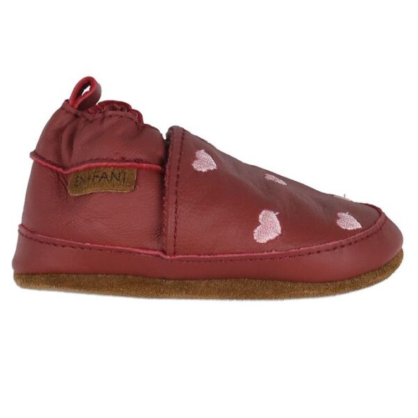 En Fant Skindfutter - Marsala m. Hjerter