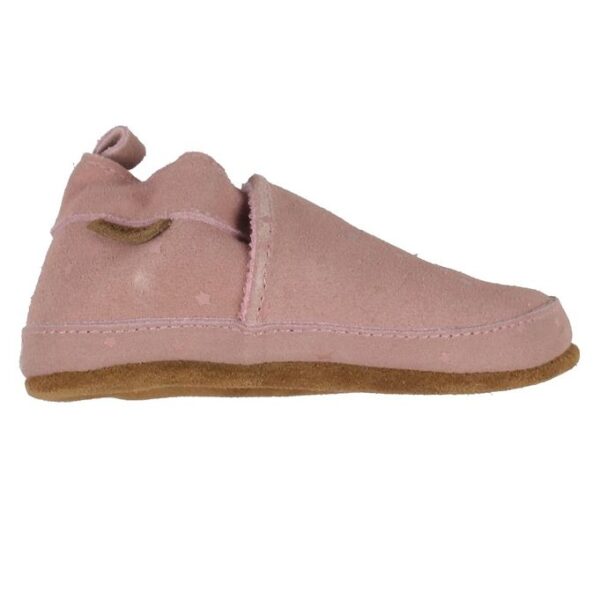 En Fant Skindfutter - Suede - Rose Dawn m. Stjerner