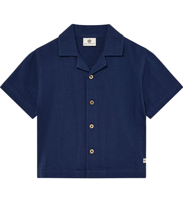 En Fant Skjorte k/æ - Medieval Blue En Fant Skjorte k/æ - Medieval Blue