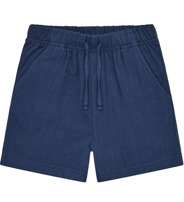En Fant Sweatshorts m. Musselin - Medieval Blue