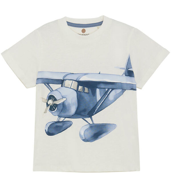 En Fant T-shirt - Slub - Egret En Fant T-shirt - Slub - Egret