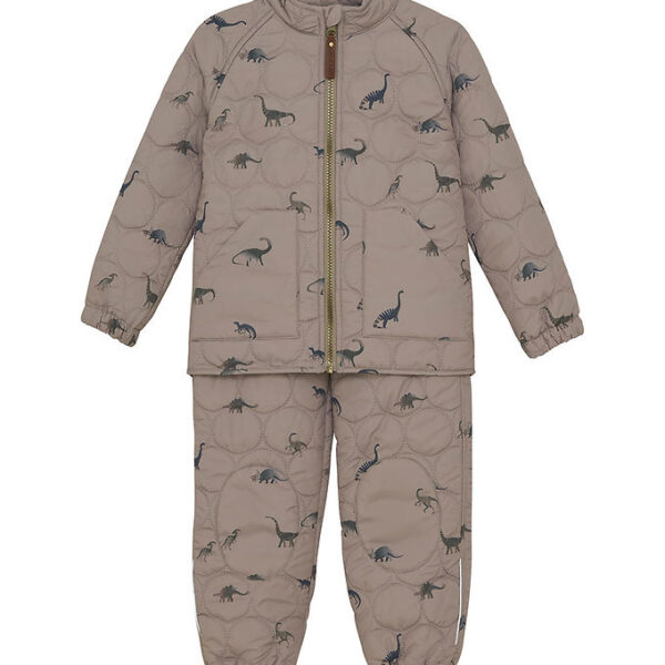 En Fant Termotøj - Quiltet - Fungi m. Dinoer