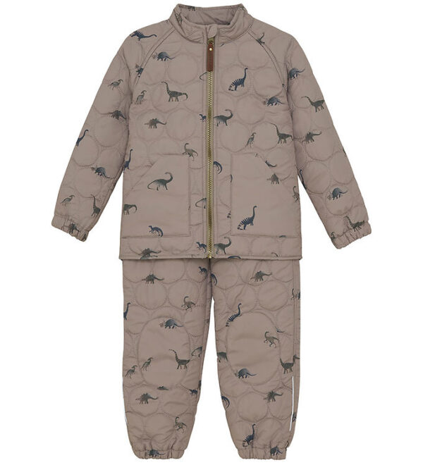 En Fant Termotøj - Quiltet - Fungi m. Dinoer