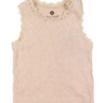 En Fant Top - Gate - Støvet Rosa m. Hulmønster