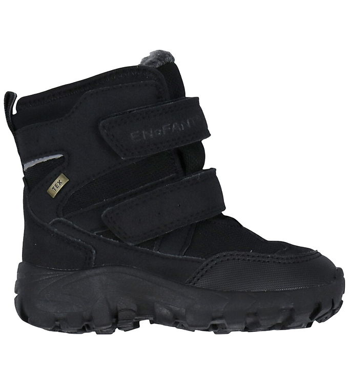 En Fant Vinterstøvler - Velcro TEX - Caviar En Fant Vinterstøvler - Velcro TEX - Caviar