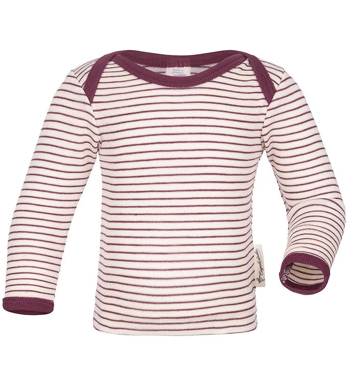 Engel Bluse - Uld/Silke - Natural/Orchid Engel Bluse - Uld/Silke - Natural/Orchid