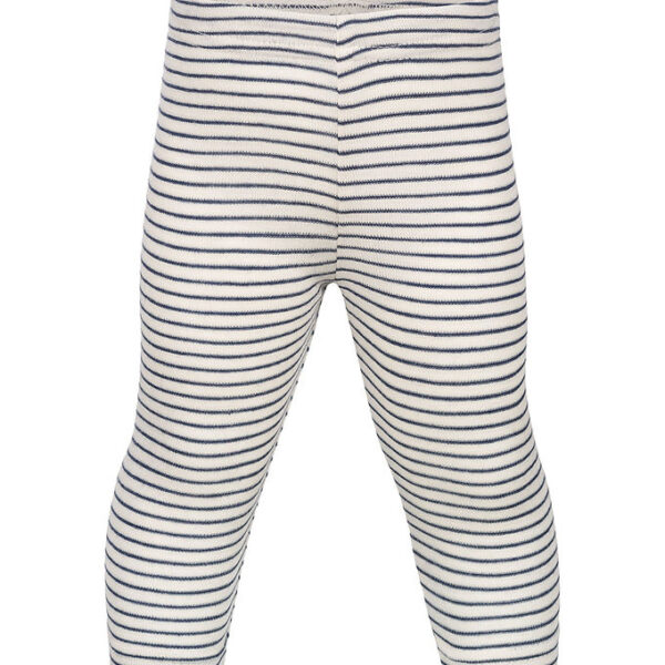 Engel Leggings - Uld/Silke - Natural/Navy Blue