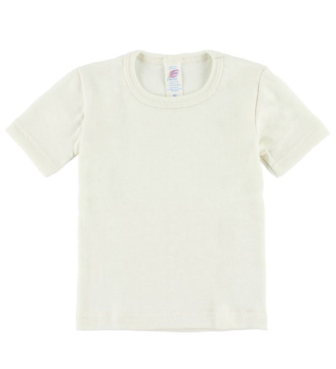 Engel T-shirt - Uld/Silke - Natur Engel T-shirt - Uld/Silke - Natur