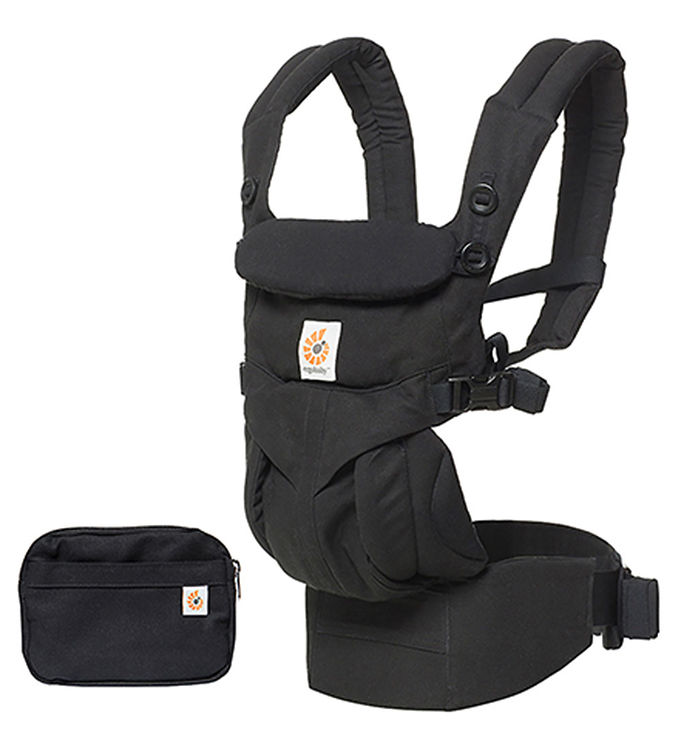 Ergobaby Bæresele - Omni 360 - Bomuld - Pure Black Ergobaby Bæresele - Omni 360 - Bomuld - Pure Black
