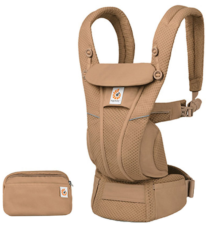 Ergobaby Bæresele - Omni Breeze - 1 in Airflow - Camel Brown Ergobaby Bæresele - Omni Breeze - 1 in Airflow - Camel Brown