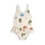 Eva - Badedragt - BEIGE - 3-4 ÅR