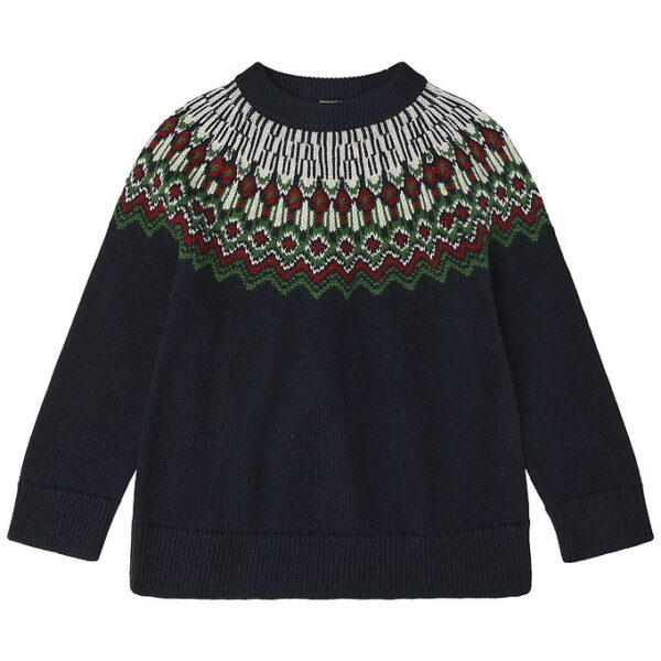 FUB Bluse - Strik - Uld - Dark Navy