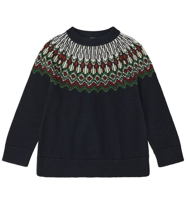 FUB Bluse - Strik - Uld - Dark Navy