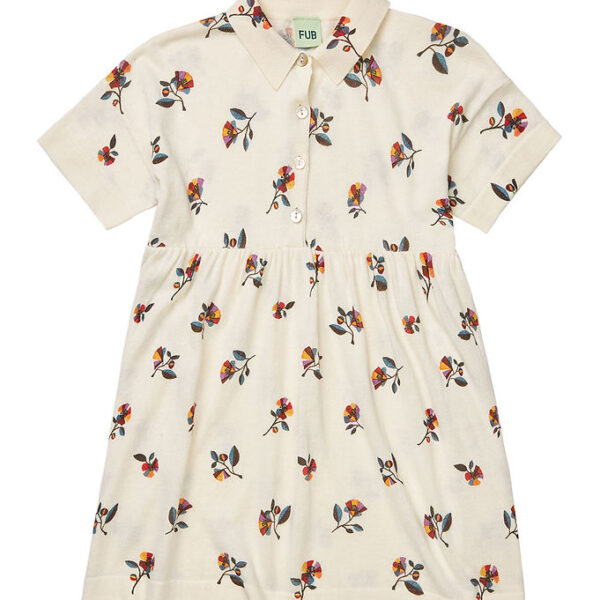 FUB Kjole - Ecru/flower