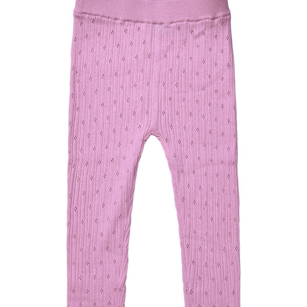 FUB Leggings - Rib - Pointelle - Orchid