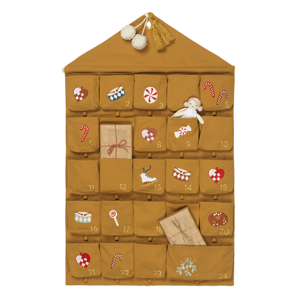 Fabelab | 1-24 pakkekalender m. lommer - Nostalgi