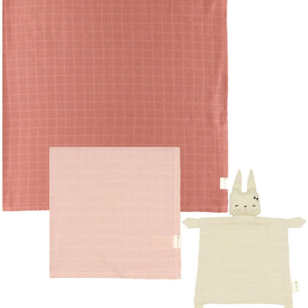Fabelab Baby Gaveæske - Babysvøb/Stofble/Nusseklud - Dusty Rose Fabelab Baby Gaveæske - Babysvøb/Stofble/Nusseklud - Dusty Rose