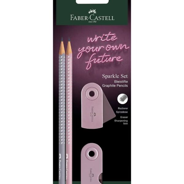 Faber-Castell Blyantsæt - Sparkle - 4 Dele Faber-Castell Blyantsæt - Sparkle - 4 Dele