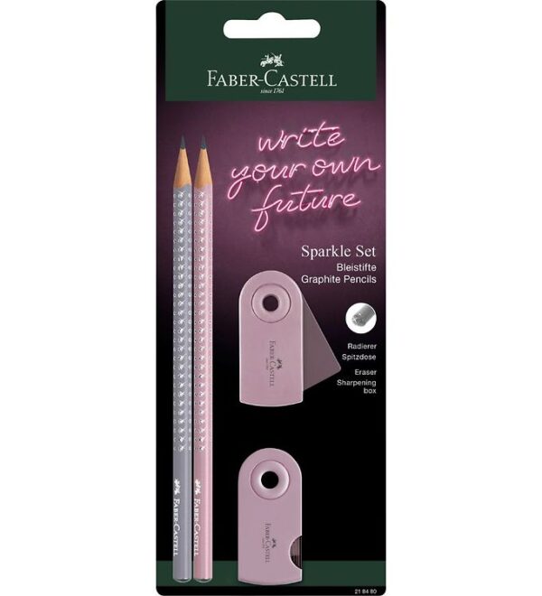 Faber-Castell Blyantsæt - Sparkle - 4 Dele