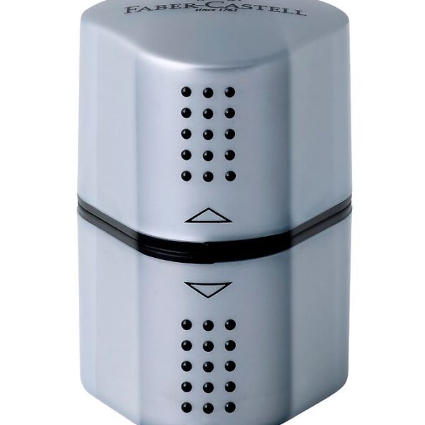 Faber-Castell Blyantspidser - Grip Trio - Sølv