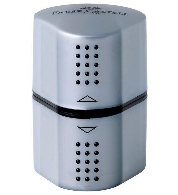 Faber-Castell Blyantspidser - Grip Trio - Sølv