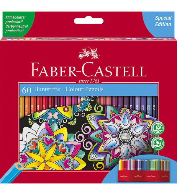 Faber-Castell Farveblyanter - 60 stk - Multi