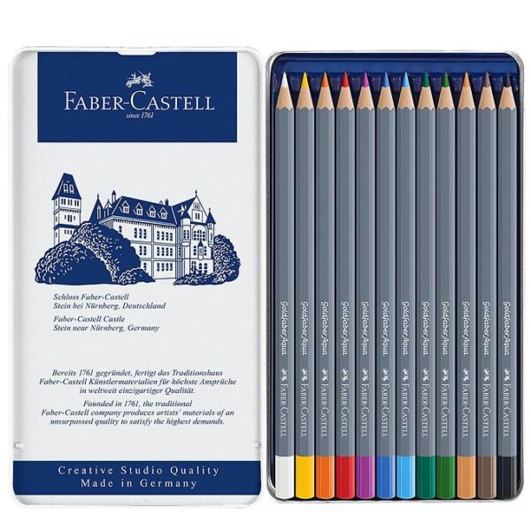 Faber-Castell Farveblyanter - Goldfaber Akvarel - 12 stk - Multi
