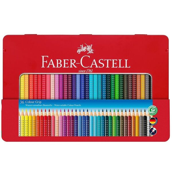 Faber-Castell Farveblyanter - Grip - Akvarel - 36 stk - Multi