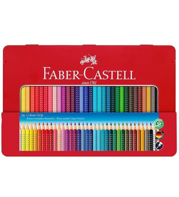 Faber-Castell Farveblyanter - Grip - Akvarel - 36 stk - Multi