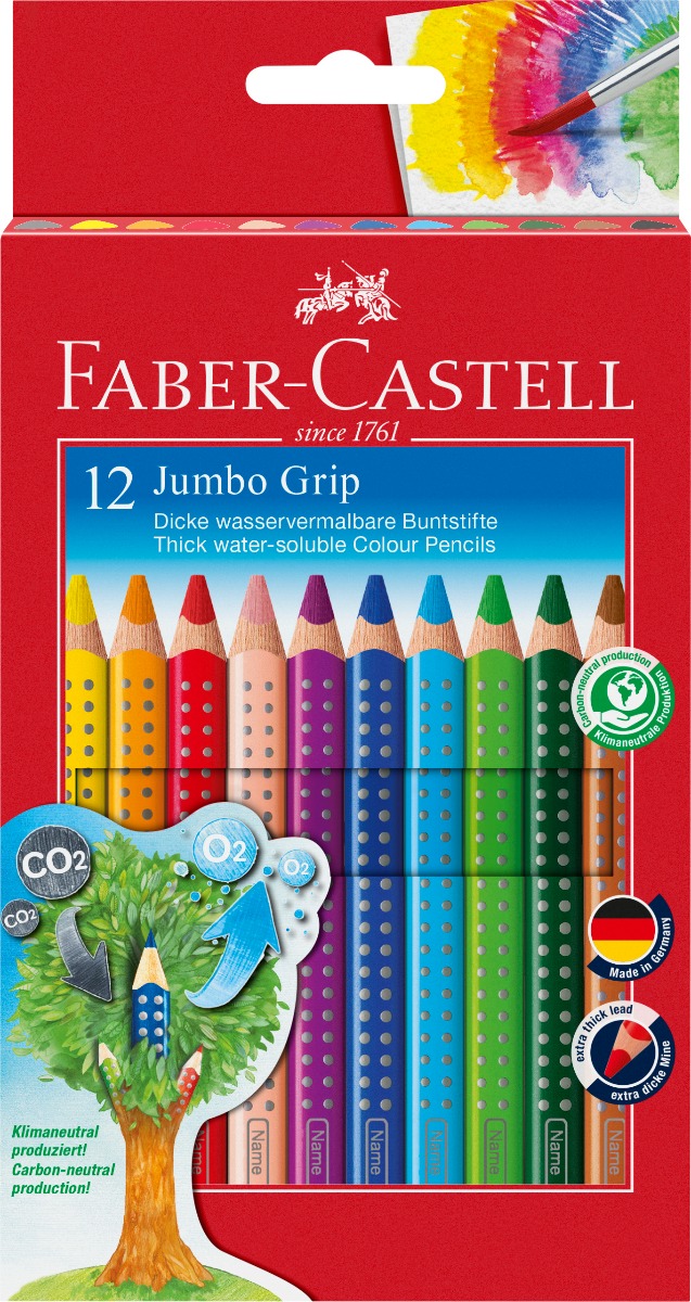 Faber-Castell | Farveblyanter Jumbo Grip 12 stk