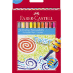 Faber-Castell Farvekridt - Twistable - 24 stk