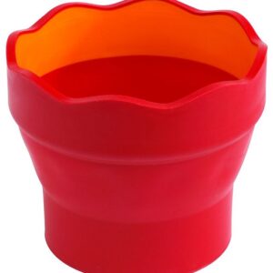 Faber-Castell Kop Til Vand/Pensel - Click&Go - Rød