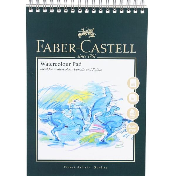 Faber-Castell Maleblok - Akvarel - 10 ark - A5