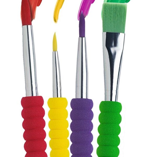 Faber-Castell | Penselsæt m. godt greb, 4 stk/4 str.