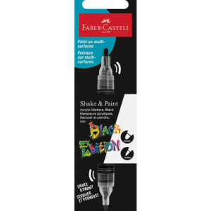 Faber-Castell Tusch - Shake & Paint Acrylic - Sort