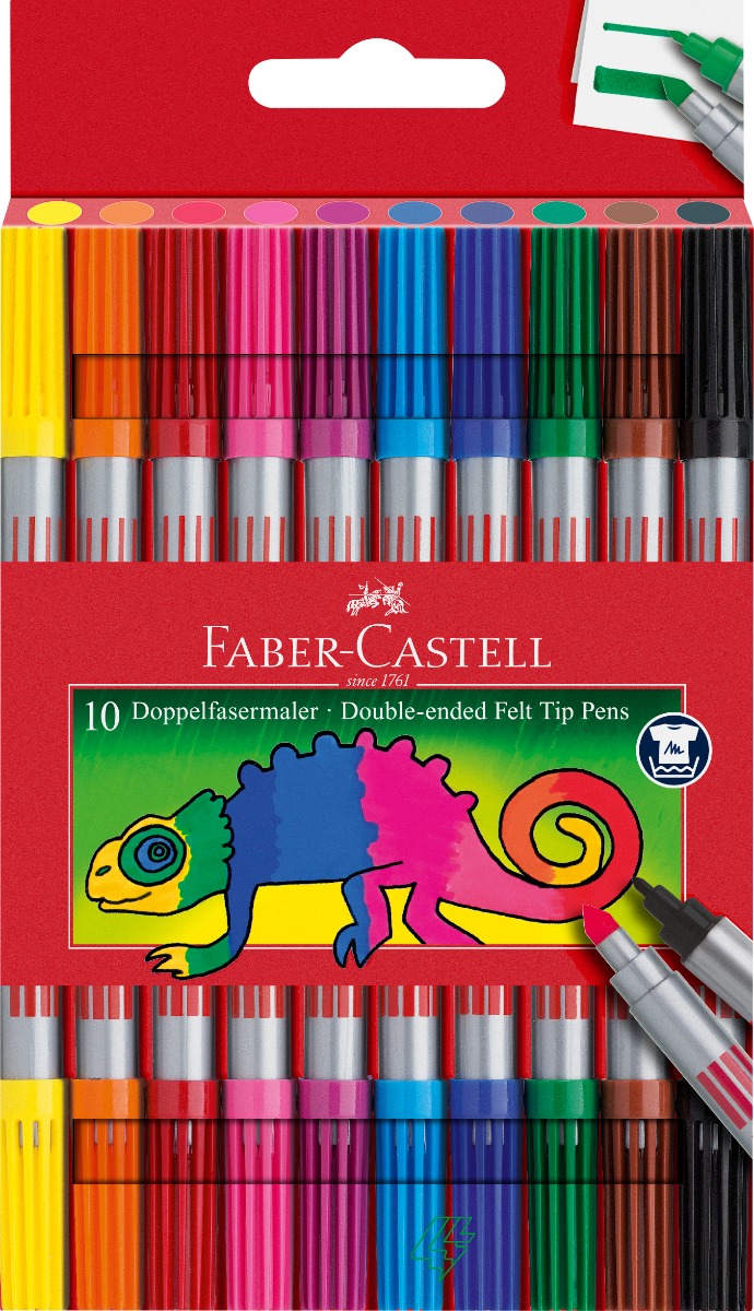 Faber-Castell | Tusser dobbelt 10 stk.