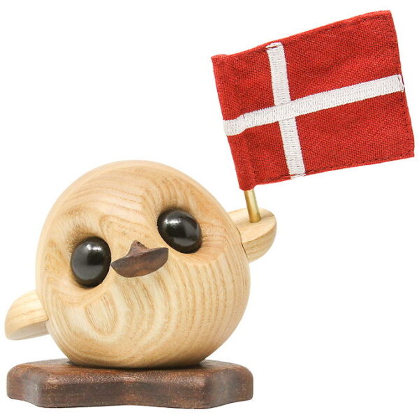 FableWood Ælling m. Flag - Pick-Me-Up Villy - 10 cm - Natur FableWood Ælling m. Flag - Pick-Me-Up Villy - 10 cm - Natur