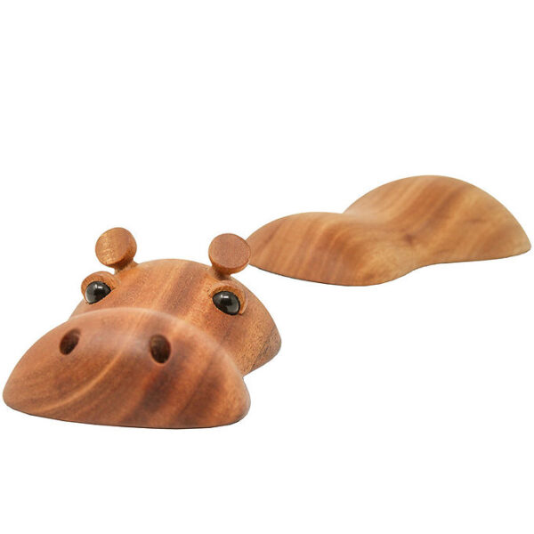 FableWood Flodhest - Rosa - 4 cm - Natur FableWood Flodhest - Rosa - 4 cm - Natur