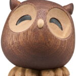 FableWood Lille Ugle - Sofia - 6 cm - Natur