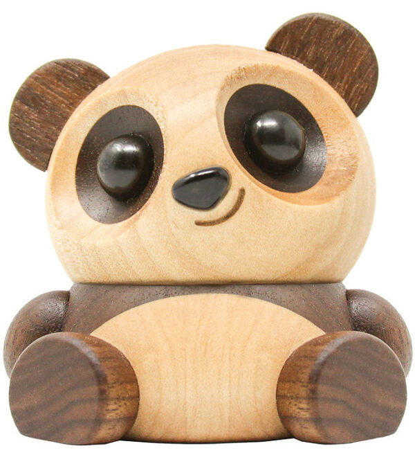 FableWood Panda - Pom Pom - 6 cm - Natur