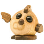 FableWood Pick-Me-Up Kylling - Henny - 9 cm - Natur