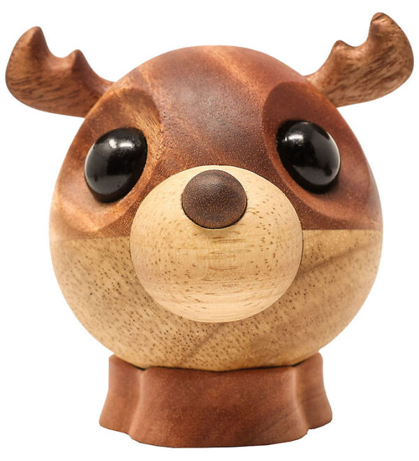 FableWood Pick-Me-Up Rensdyr - Svend - 12 cm - Natur