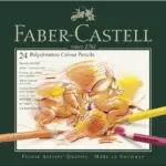 Farveblyant polychromos Faber-Castell 24 farver