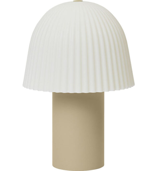 Ferm Living Lampe - Bærbar - Cashmere/Hvid