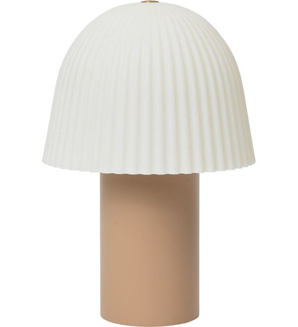 Ferm Living Lampe - Bærbar - Rosa/Hvid