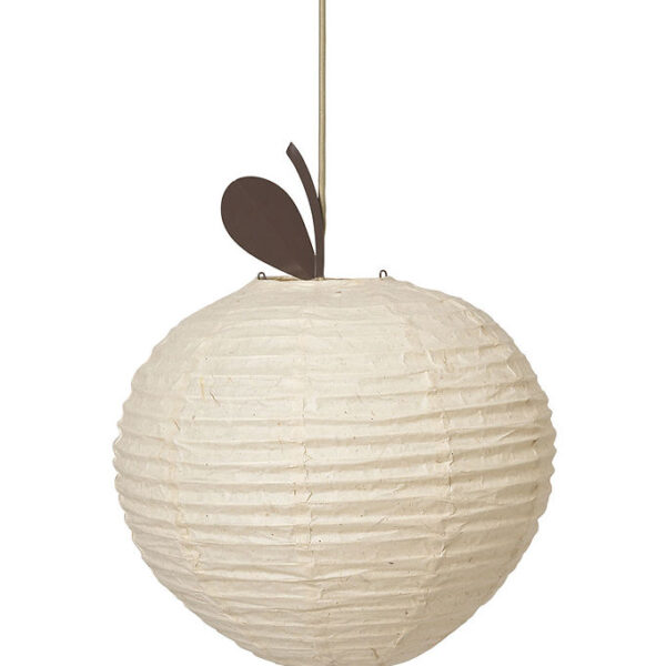 Ferm Living Lampeskærm - Apple - 41,4x48,4 cm - Natural