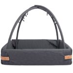 Filibabba Aktivitetstæppe - 80/120 cm - Soft Quilt - Stone Grey