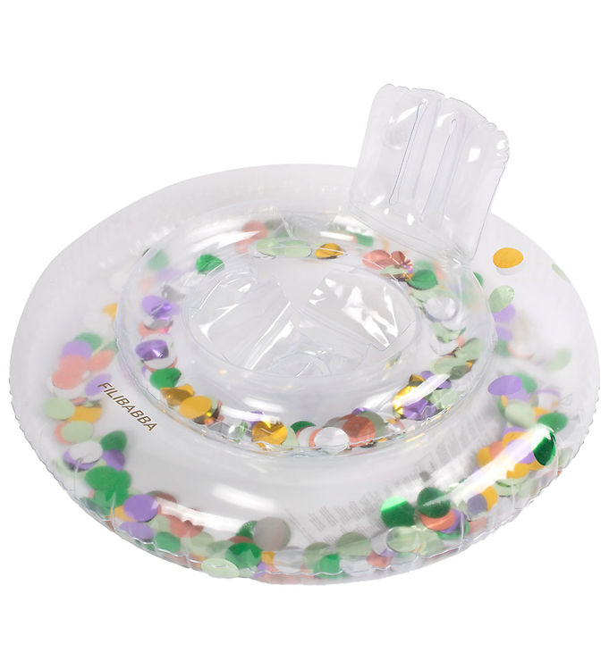 Filibabba Babybadering - Alfie - 60 cm - Regnbuefarvet Konfetti Filibabba Babybadering - Alfie - 60 cm - Regnbuefarvet Konfetti
