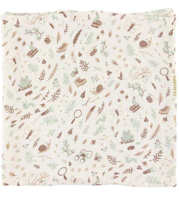 Filibabba Babysvøb - Musselin - 120x120 cm - Little Wonders